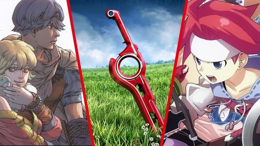 NLMonolith Soft Three Split Xenoblade Chronicles Baten Kaitos Soma Bringer