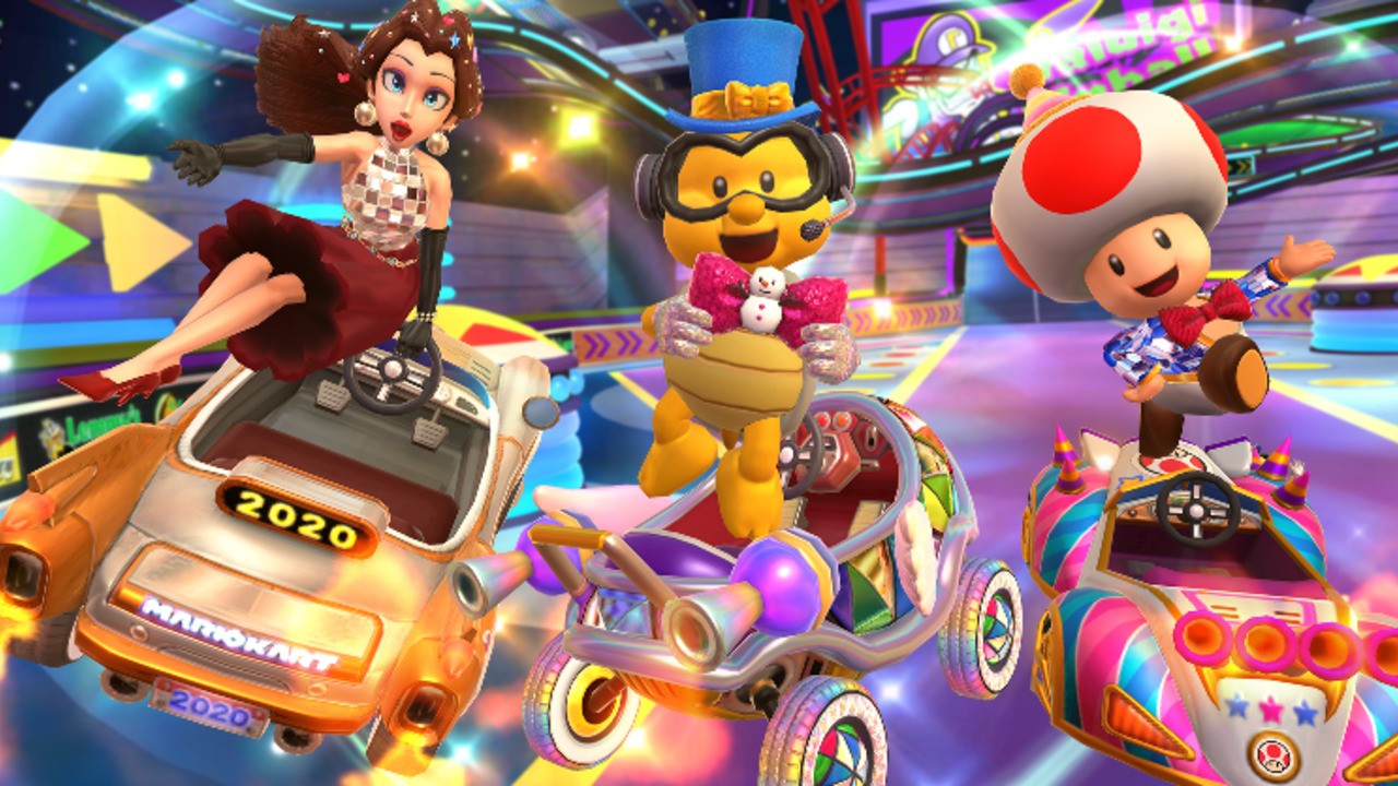 Mario Kart Tour gets a New Year update with RMX Rainbow Road 2