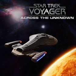 Star Trek: Voyager - Across The Unknown Cover