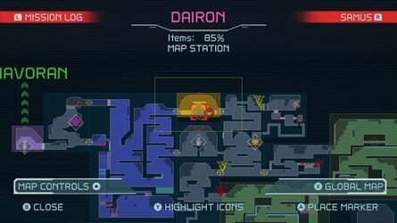Metroid Dread Dairon Map 7