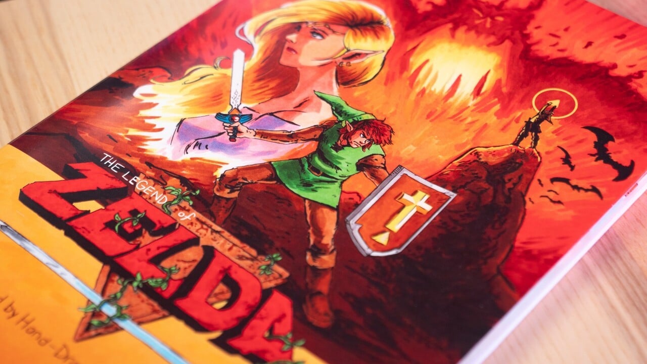 Legend of Zelda Foldable Map Poster Nintendo NES Instruction