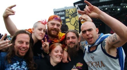 More shots from the Download 2005 festival. Not your typical Nintendo crowd, you could argue.