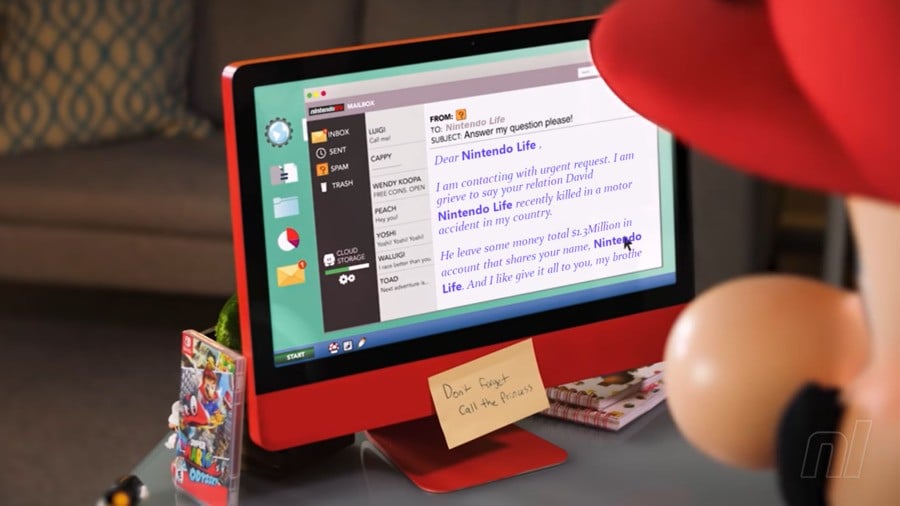 Nintendo Life Mailbox