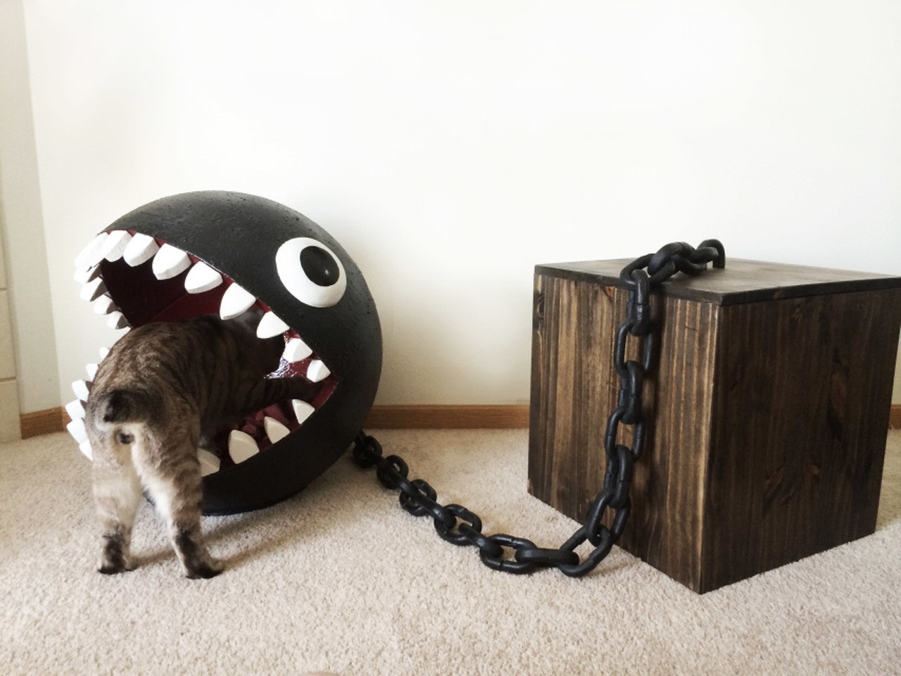 Chain Chomp Cat Bed