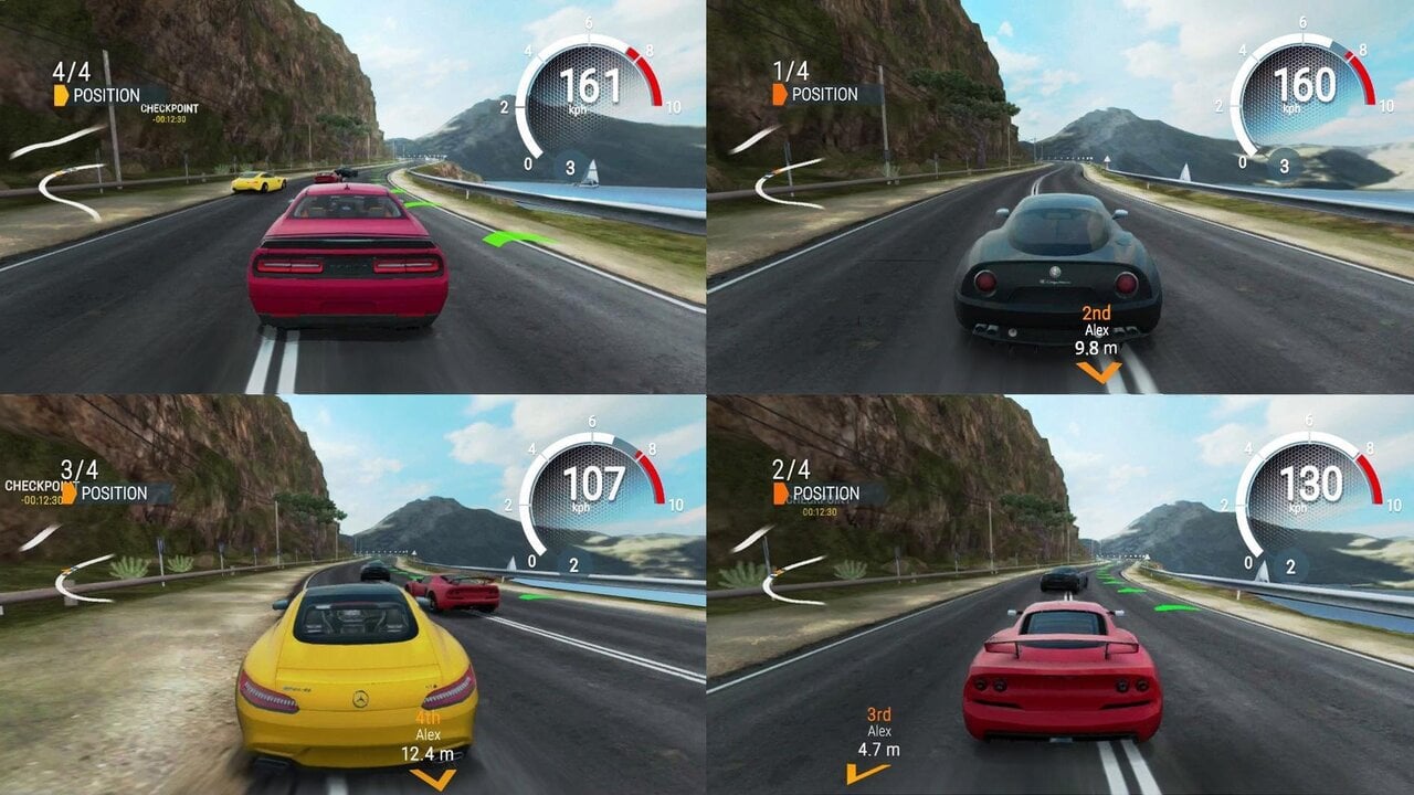 ur Synes Vil have Gear.Club Unlimited To Offer 4-Player Local Splitscreen, 1080p At 30fps  Gameplay | Nintendo Life