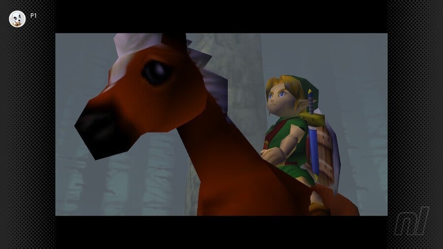 The Legend of Zelda: Majora's Mask como visto no pacote de expansão do Switch Online