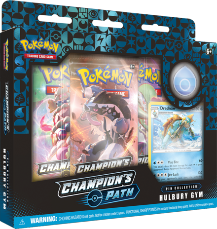 Pokemon TCG Champion S Path Pin Collection Hulbury Gym ProductShot