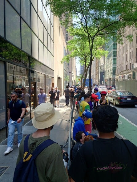 Switch 2 Launch Nintendo Store NYC