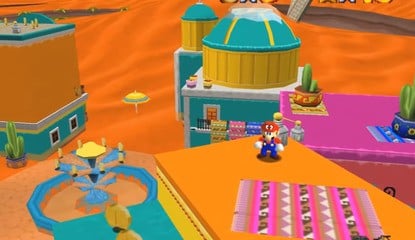 This Is What Super Mario Odyssey's Sand Kingdom Looks Like In Super Mario 64