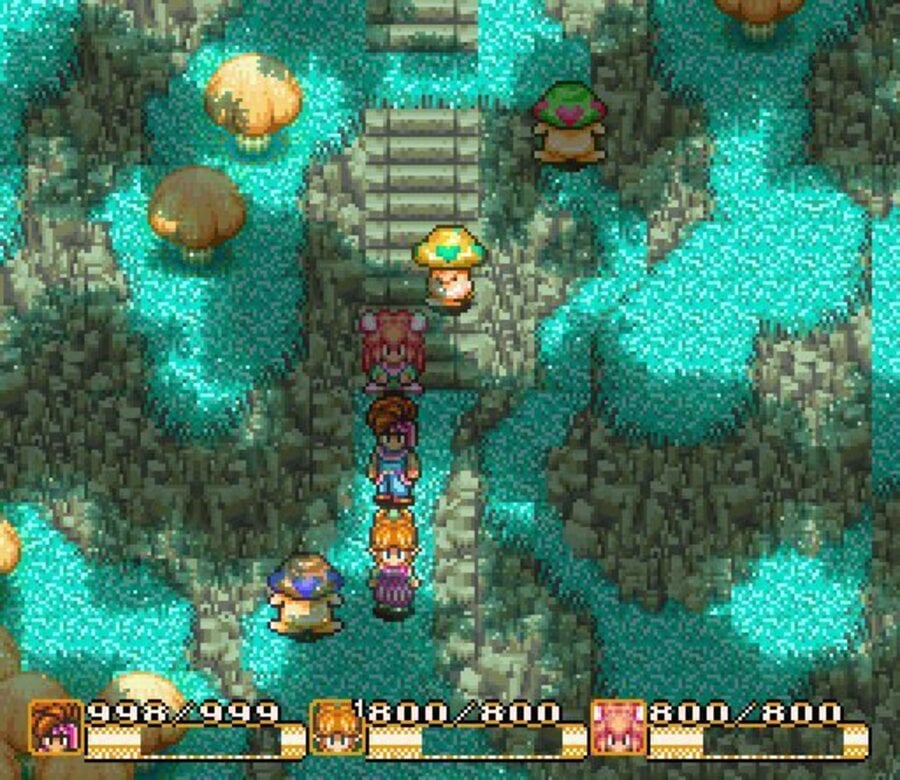 3-player RPG action in Secret of Mana