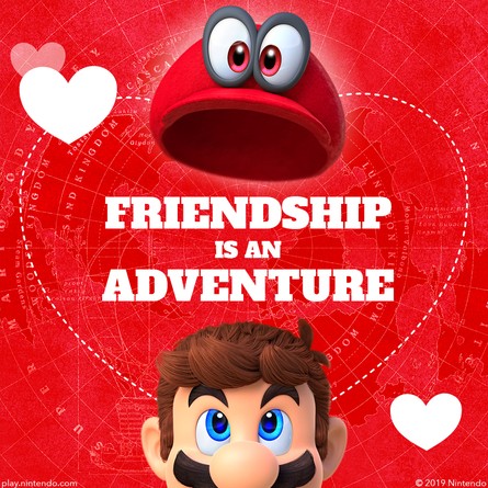 Valentines ECard Mario