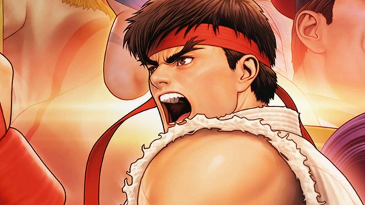 Illustration + digital enhancement Ryu Street Fighter IV, Street Fighter IV, Capcom