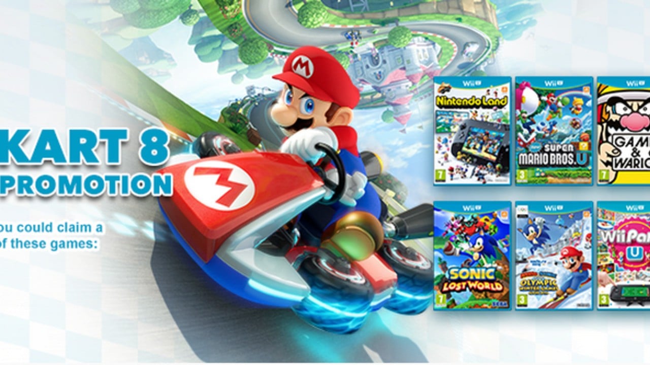 eend Aanval Probleem Mario Kart 8 Club Nintendo Promotion Offers a Free Wii U Game | Nintendo  Life