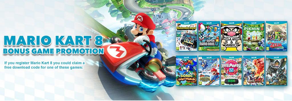 Mario Kart 8 Club Nintendo Promotion Offers a Free Wii U Game