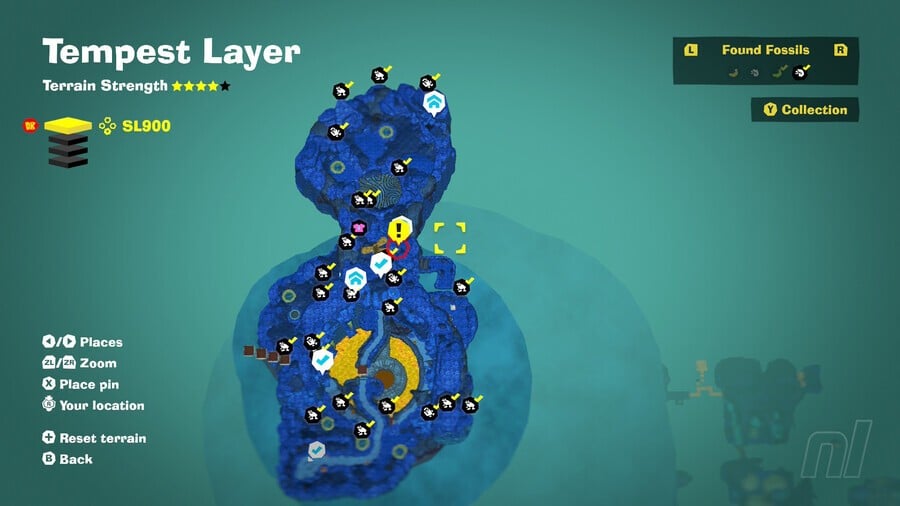 Tempest SL900 Fossil Map