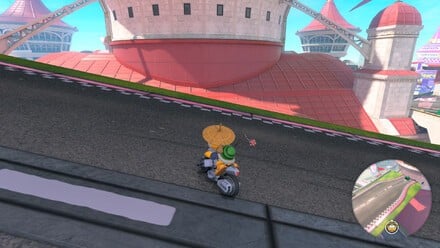 Peach Stadium Free Roam Mirror Mode Unlock Mario Kart World