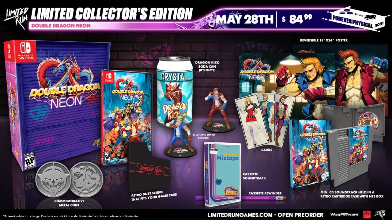 Double Dragon Collection Switch physical release pre-orders