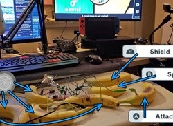 Twitch Streamer Plays Super Smash Bros. Ultimate Using A Bunch Of Bananas