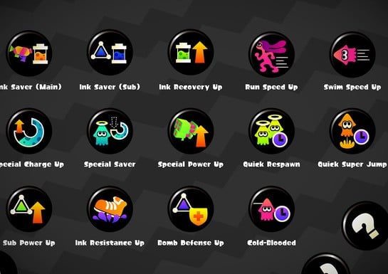 Splatoon 2 - Adding, Removing and Picking Abilities