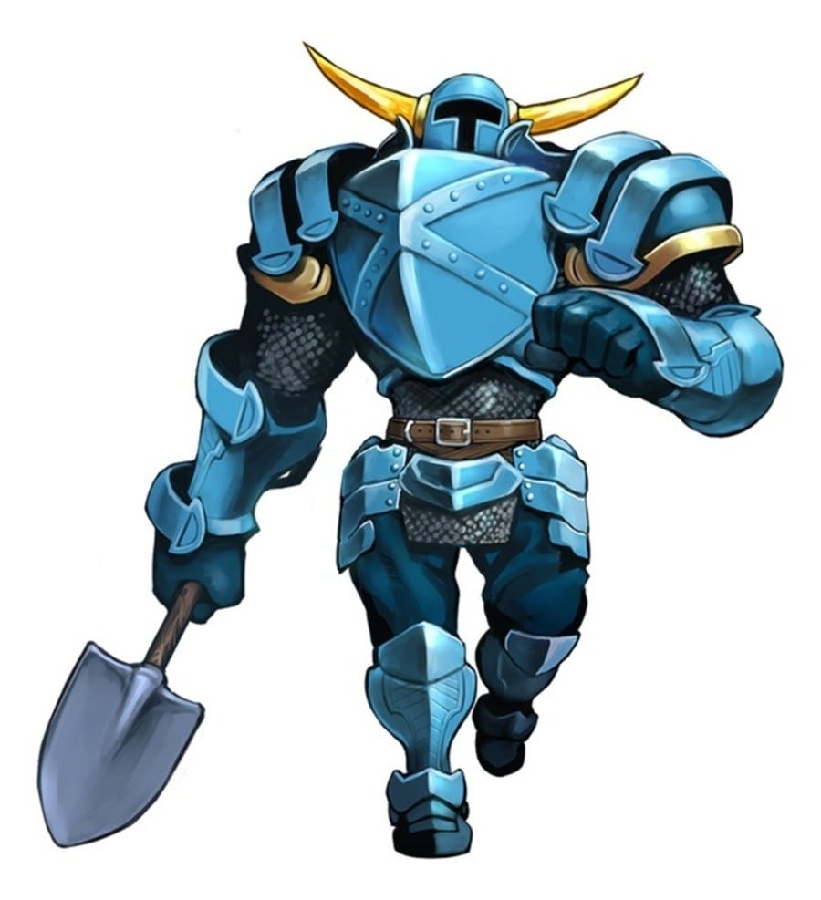 Art produced for Shovel Knight's inclusion in Bloodstained: Ritual of the Night