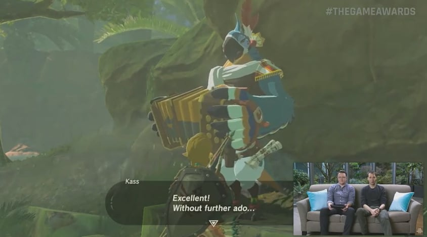 Prior to the surprise appearance of Switch on the Jimmy Fallon show, the Wii U version of Breath of the Wild was shown during The Game Awards