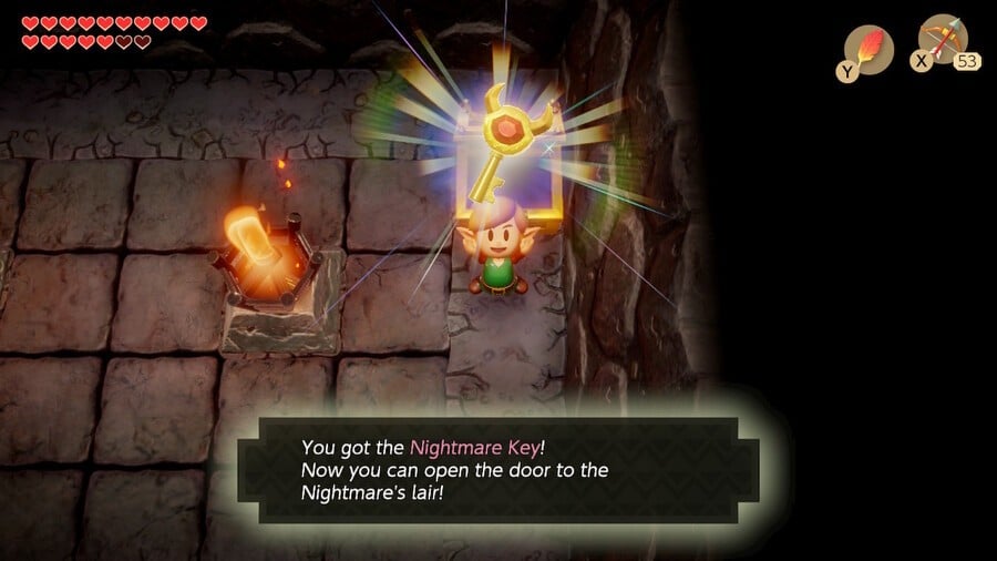 Link claims the Turtle Rock Nightmare key