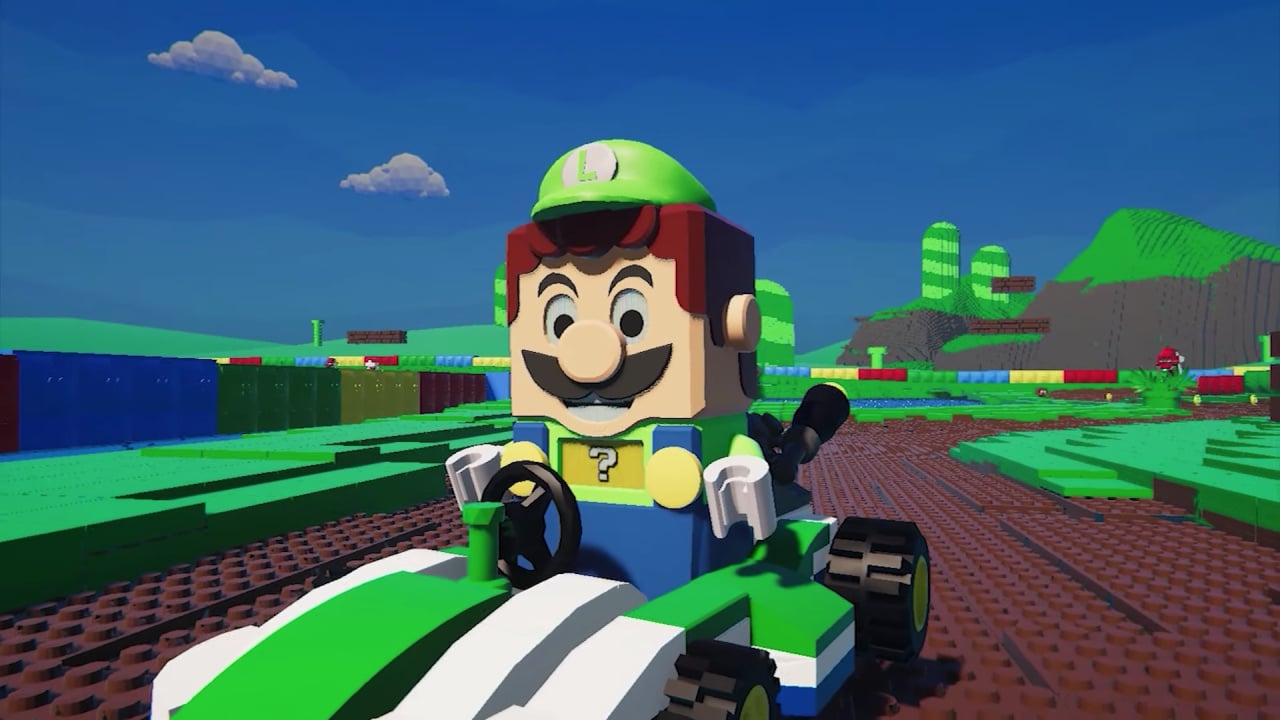 I recreated all of the original Super Mario Kart tracks with LEGO