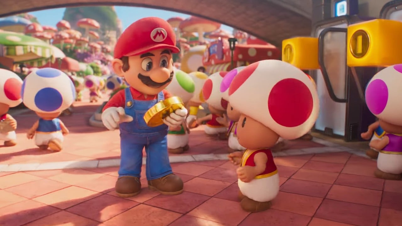 Video: Oficiálne odhalenie filmu Super Mario Bros.  „Kráľovstvo húb“