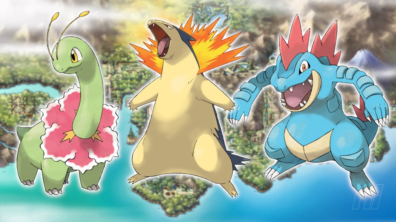 Johto Starters Wallpaper