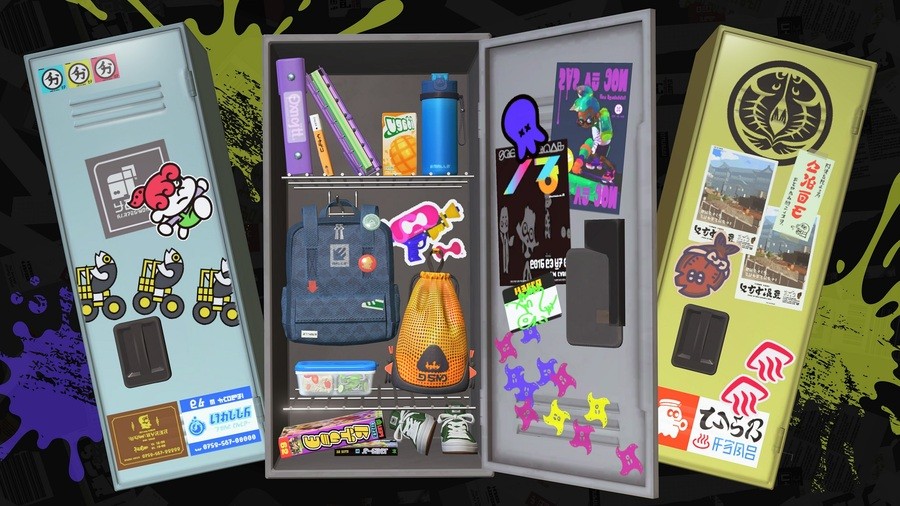 Splatoon 3 . Locker