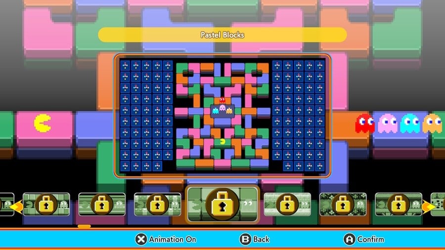Pac-Man 99: Pastel Blocks Theme