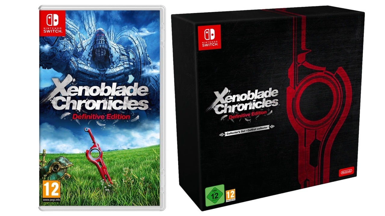 الطلبات المسبقة لـ Xenoblade Chronicles: مجموعة نهائية من الإصدار المحرر ، تم إطلاقها في متجر Nintendo UK 3