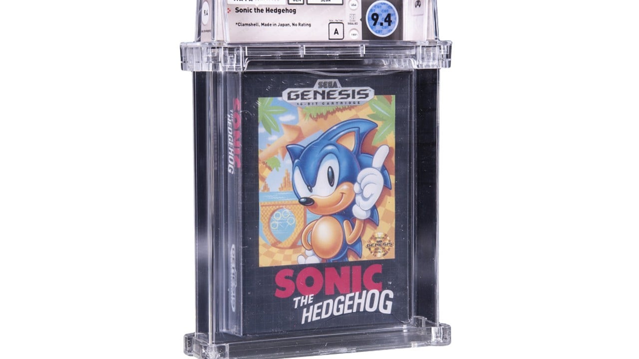 ‚WATA-zertifizierte‘ Version von Sonic The Hedgehog wird zum Rekordpreis verkauft