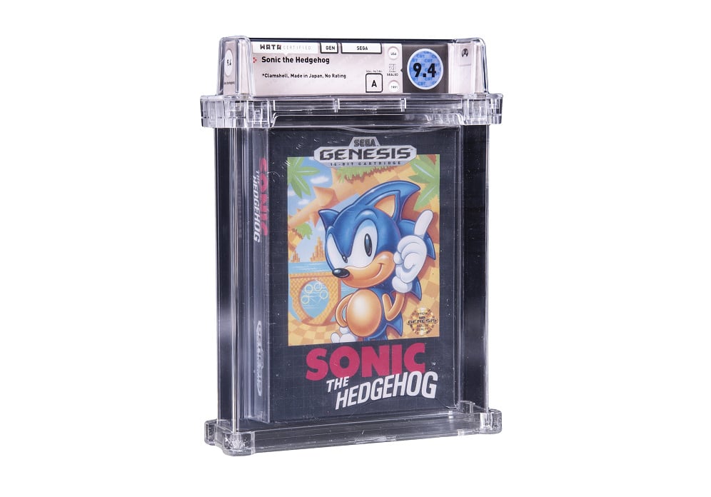 Sonic the Hedgehog (Gen, Sega, 1991) Wata 7.5 CIB (Complete in Box), Lot  #13263