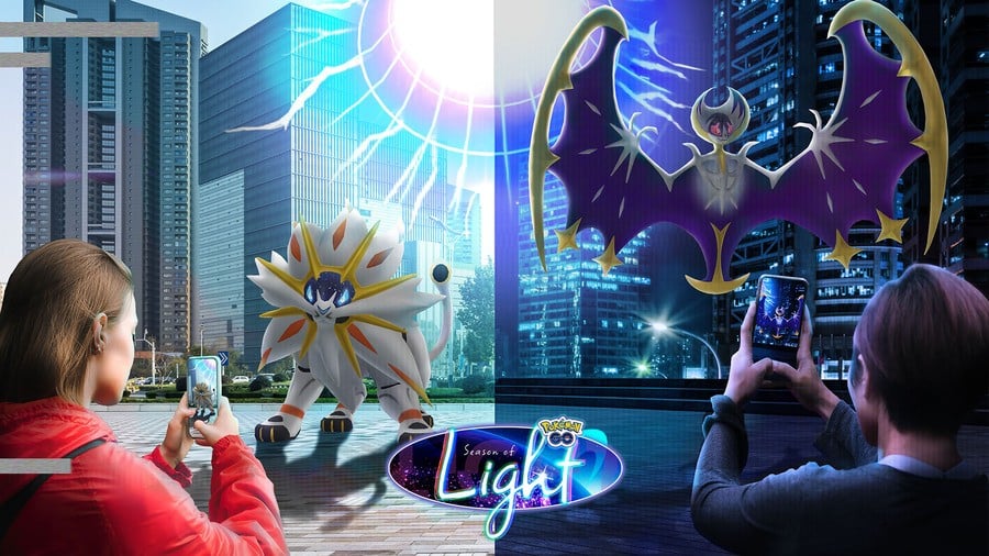 Pokémon GO Evolve Cosmoem Solgaleo Lunala