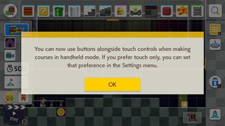 Touch and buttons