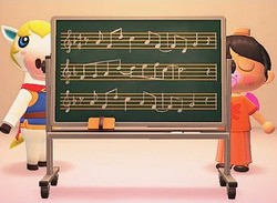 What's The Music On The Chalkboard In Animal Crossing: New Horizons?