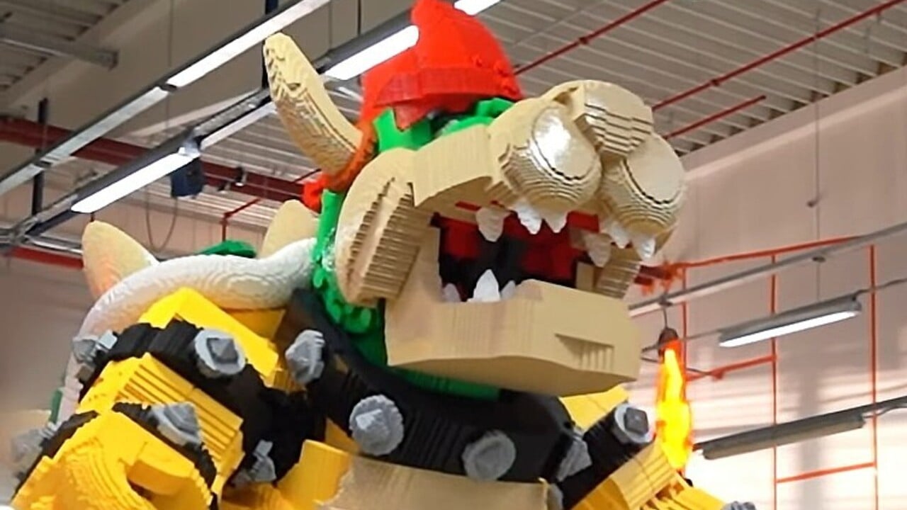 The Biggest Lego Bowser EVER! 