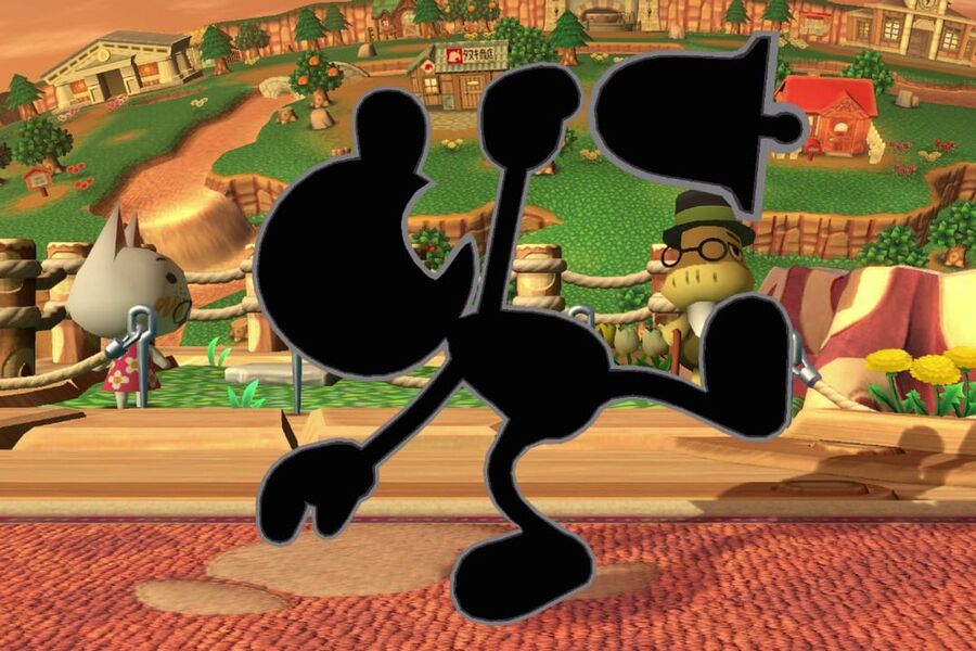 Bay Game & Watch'ın Super Smash Bros.'daki orijinal sunumu, Nintendo'nun yamalamak için hızlı olduğu Kızılderili stereotipinin kısa bir görünümünü içeriyordu.