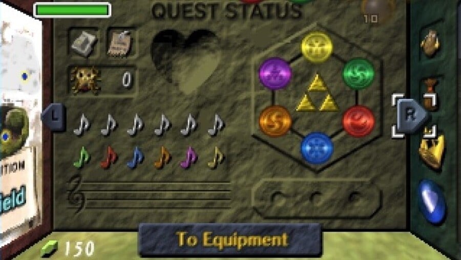 triforce in ocarina of time