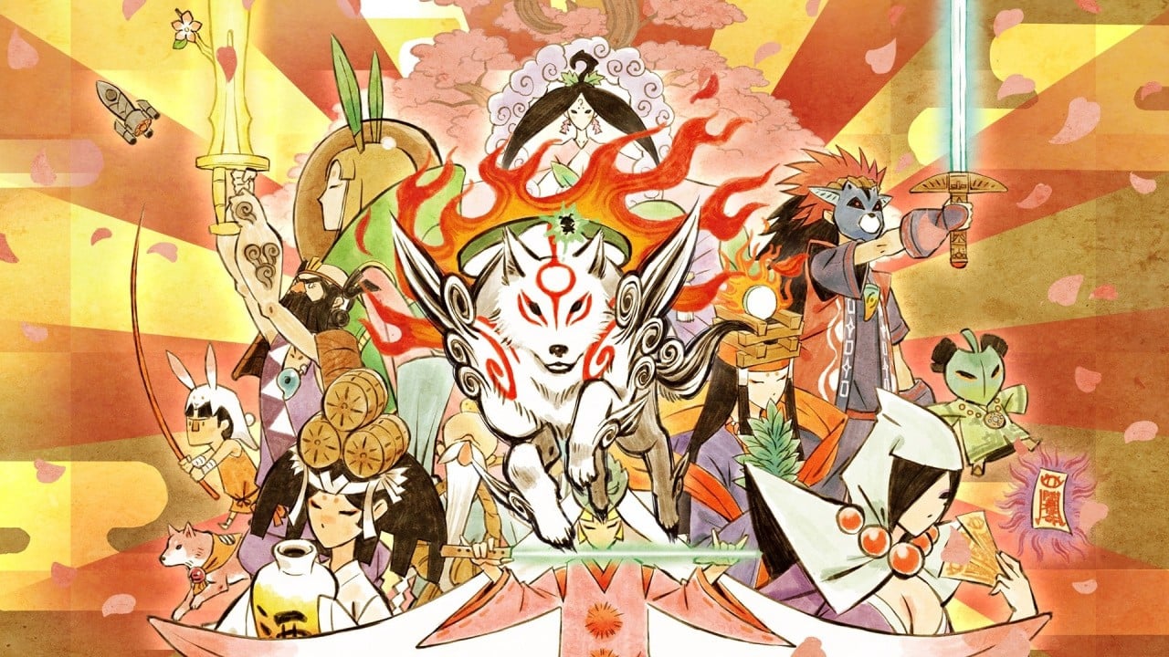 In the Nintendo DS game *okamiden* the sequel/spinoff of the hit