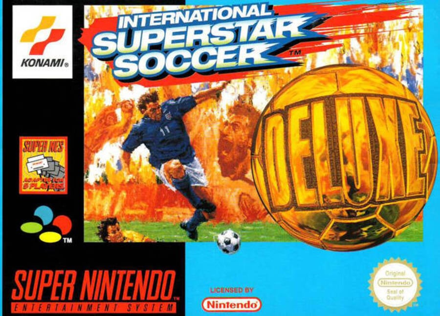 International Superstar Soccer Deluxe Sega Genesis Repro Game 