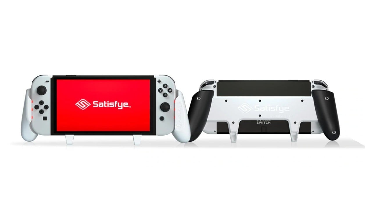  Satisfye - ZenGrip Pro Gen 3 OLED, a Switch Grip Compatible  with Nintendo Switch - Comfortable & Ergonomic Grip, Joy Con & Switch  Control. #1 Switch Accessories Designed for Gamers (Black) : Video Games