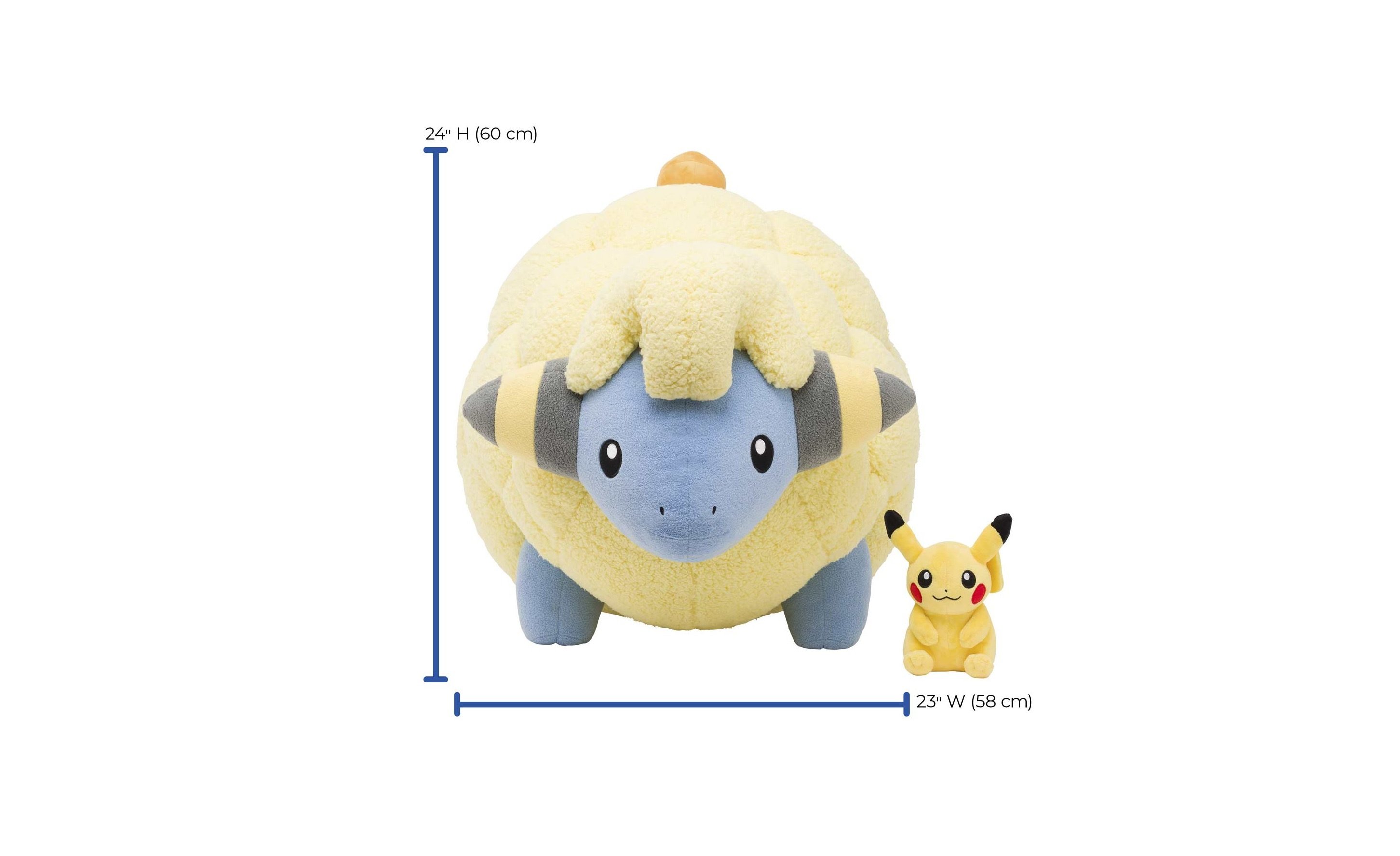 Pre Order This Jumbo Size Mareep Poke Plush For A Small Fortune