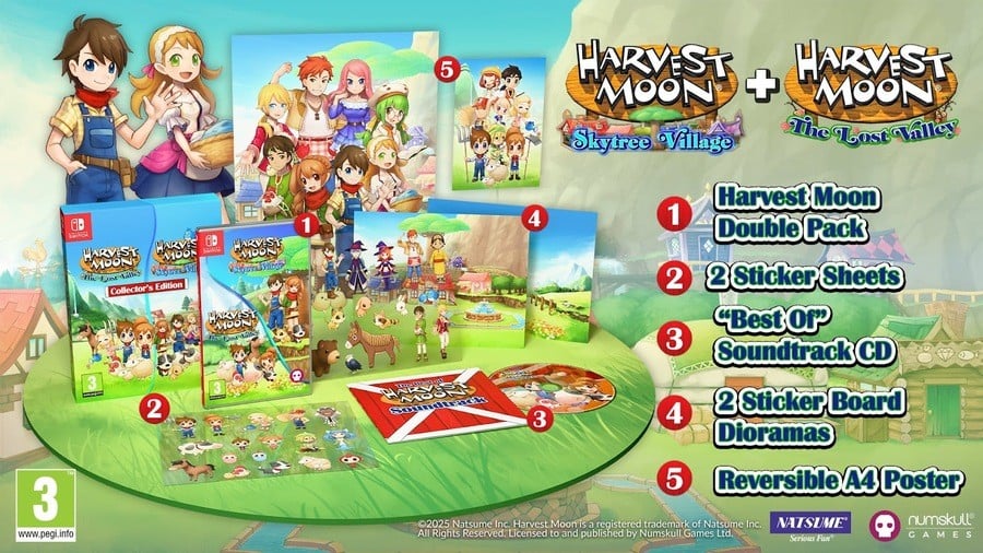Harvest Moon: The Lost Valley & Skytree Village Numskull Bundle