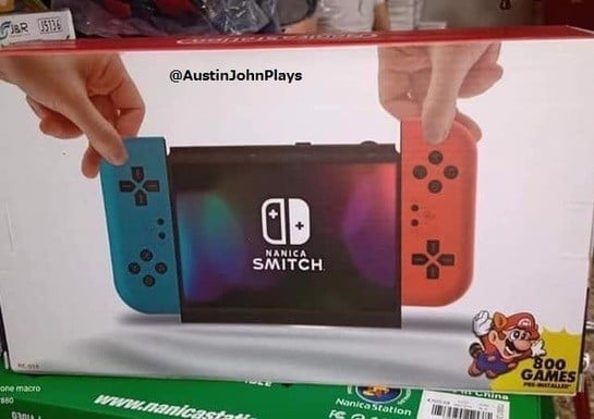 This Fake Nintendo Switch Comes With 800 Games, But You Won't Want It For Christmas