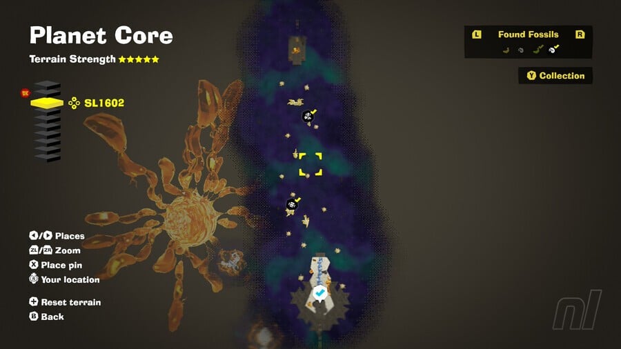 Forbidden Layer SL1602 Fossil Map