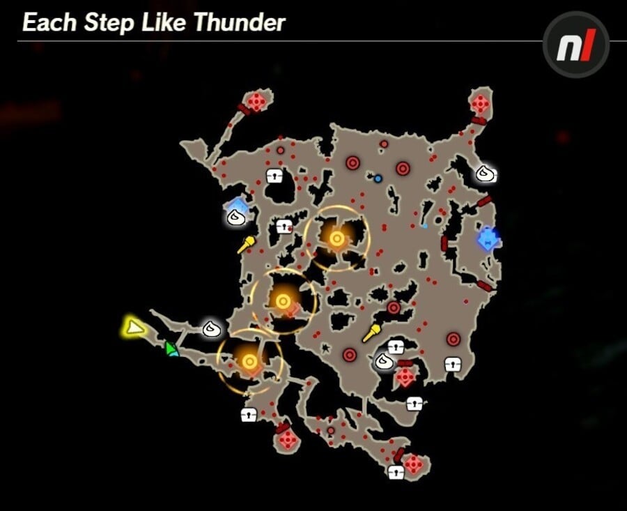 Each Step Like Thunder Korok Map