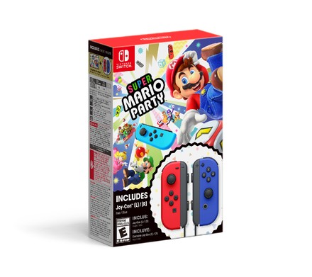 Super Mario Party + Red & Blue Joy-Con Bundle Announced 2