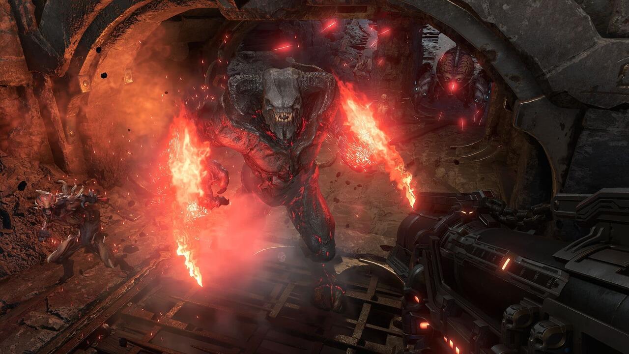 The panic button explains why DOOM Eternal scene scenes are played at 20 fps on the key